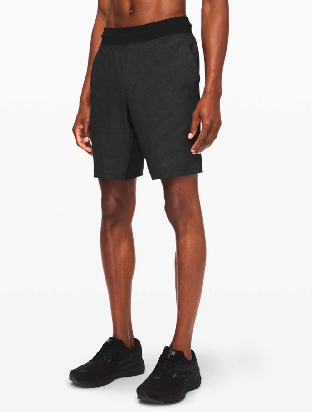 lululemon athletica Men's Black Performance Training Shorts